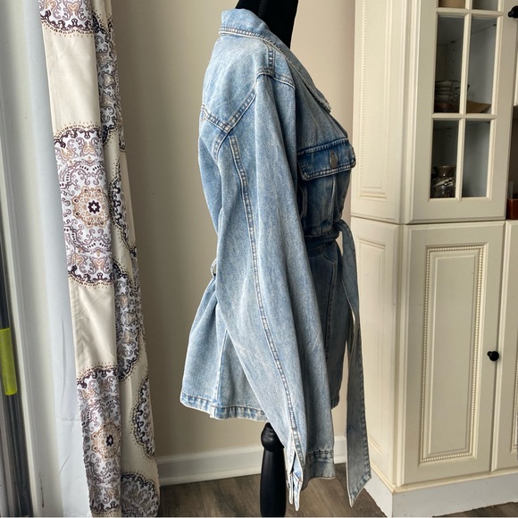 Cisono Oversized Denim Shacket - Picture 7 of 12